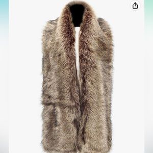 Faux fur wrap